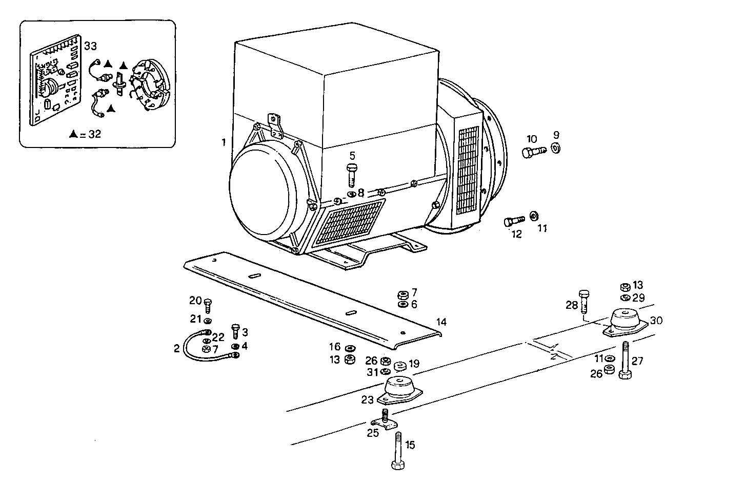 100KVA 50-60Hz - GE8061Si16.06A956 GE8061Si16 parts diagram