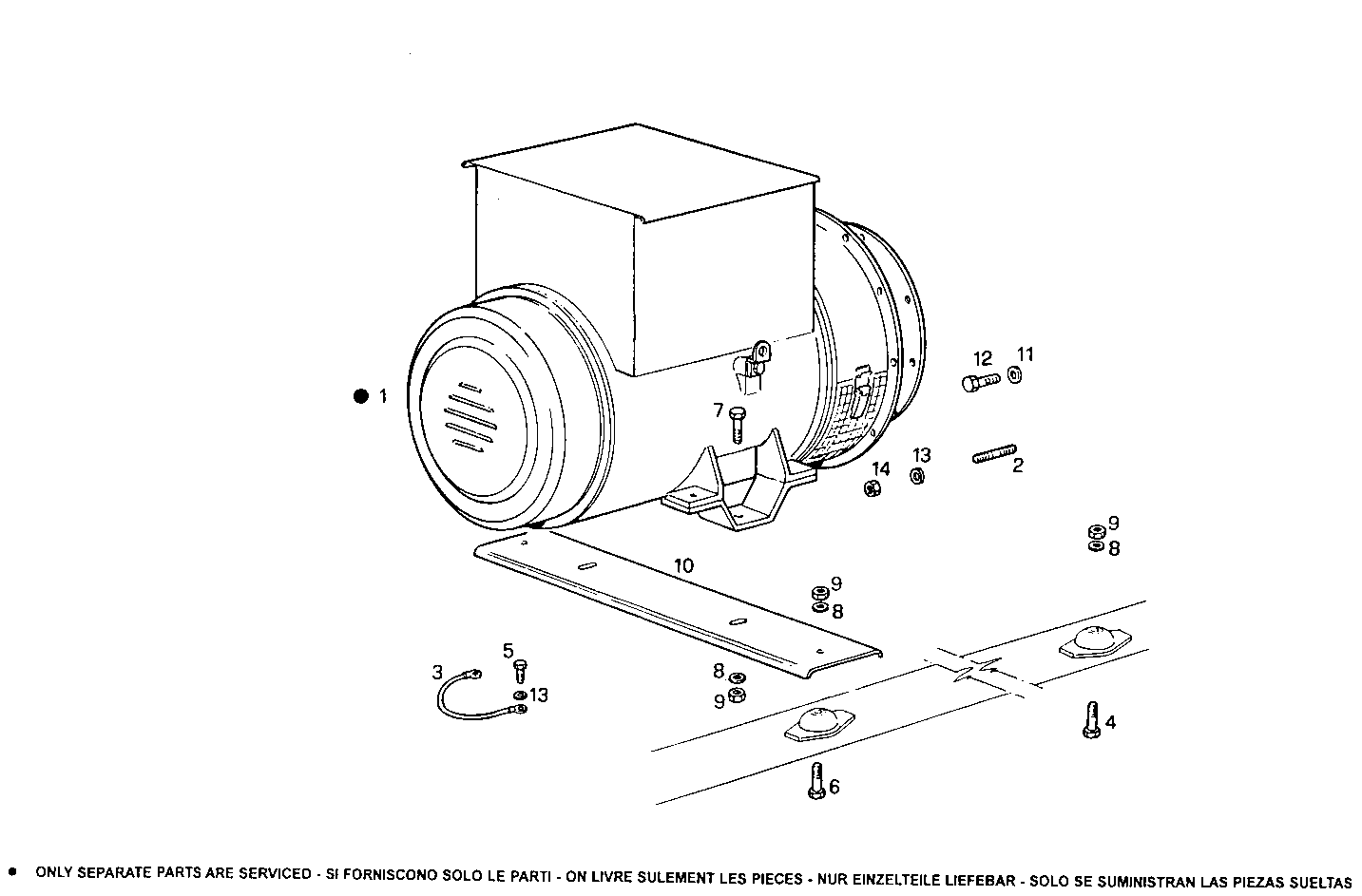 30-35KVA - GE8031i05.05A905 GE8031i05 parts diagram