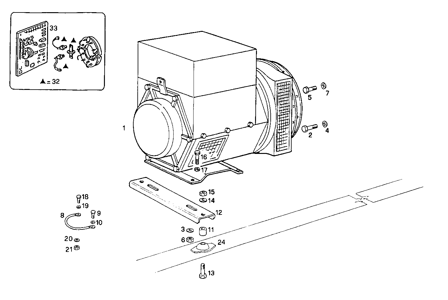 200-215KVA 50-60HZ - GE8361SRi26.07A955 GE8361SRi26 parts diagram