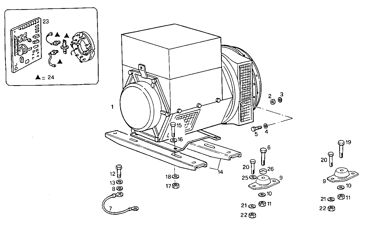 165-180KVA 50-60HZ - GE8210SRG75.10A70S GE8210SRG75 parts diagram