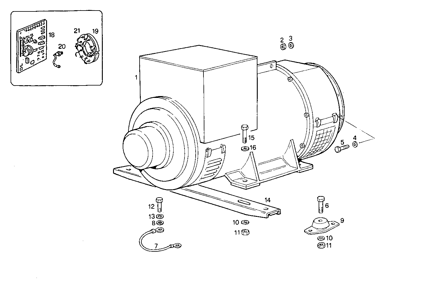 250-265KVA 50-60HZ - GE8210SRi25.01A955 GE8210SRI25 parts diagram