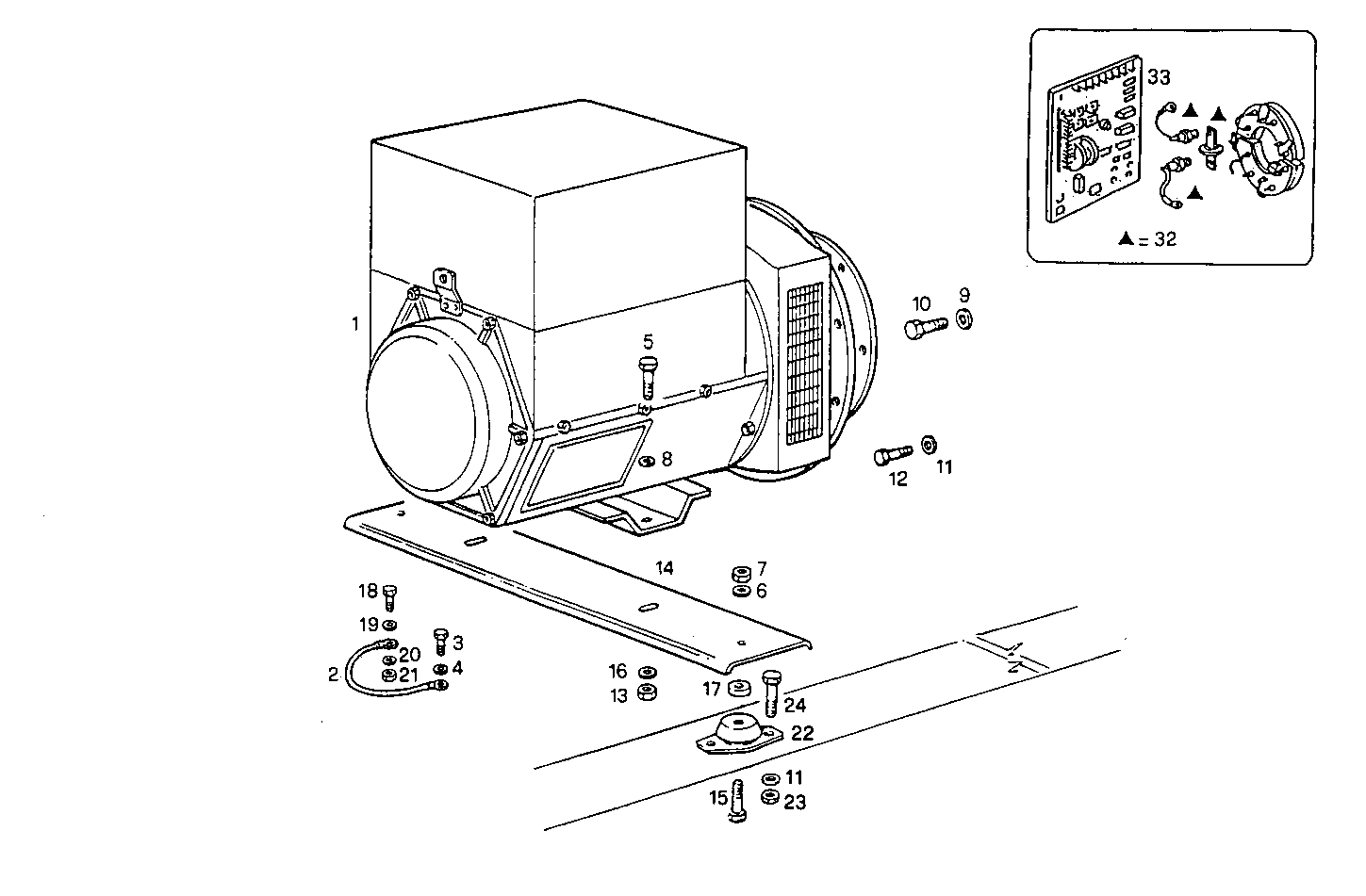105-118KVA 50-60Hz - GE7675Si15.05A905 GE7675Si15 parts diagram