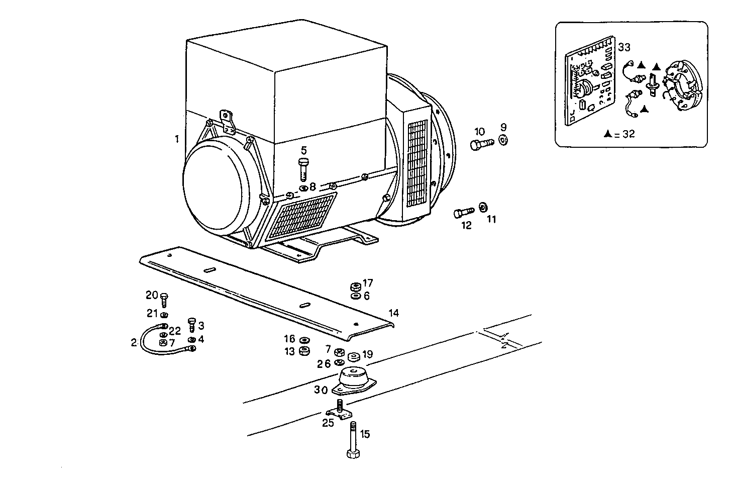 120KVA 60HZ - GE8061Si07.05A956 GE8061Si07 parts diagram
