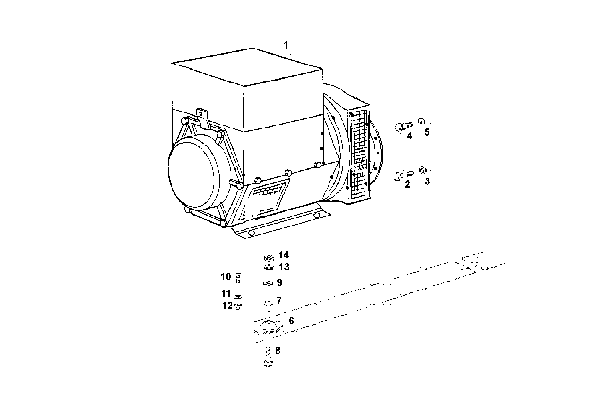 ELECTRIC MACHINE - NEF60TE2.00 NEF 6 electron. parts diagram