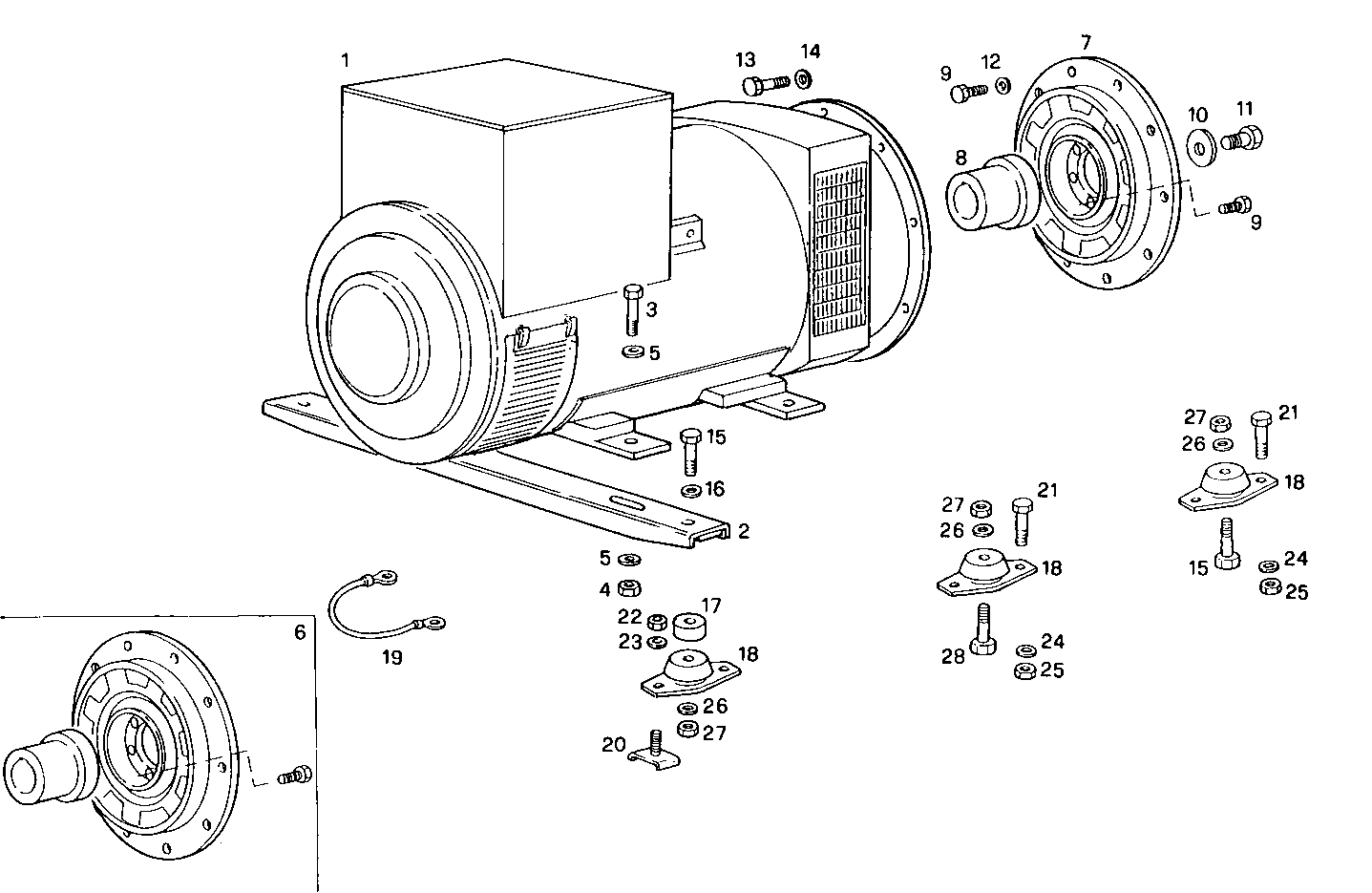 500KVA 50HZ - GE8291SRG85.10A80S GE8291SRG85 parts diagram