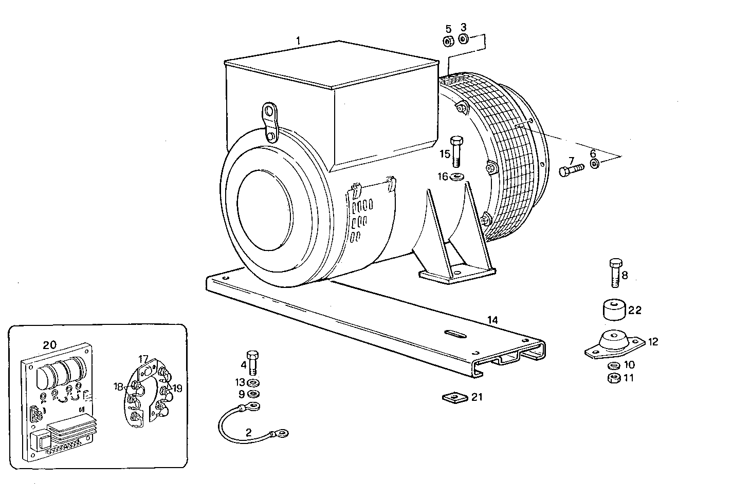 250-265KVA 50-60HZ - GE8210SRi25.01A955 GE8210SRI25 parts diagram