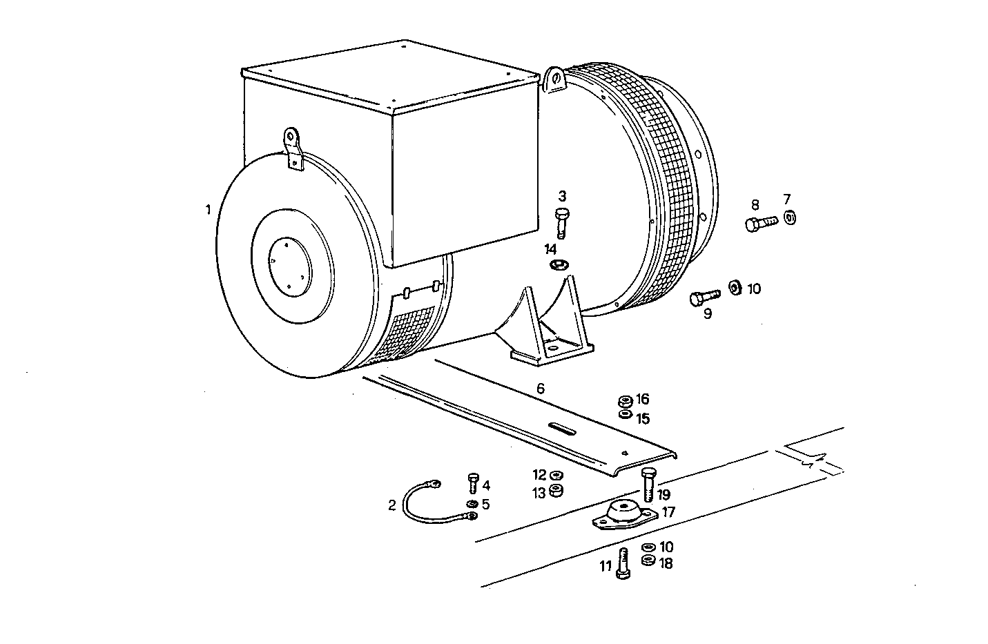 70-80KVA 50-60Hz - GE7450Si15.05A905 GE7450Si15 parts diagram