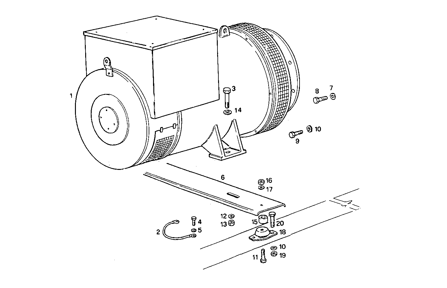 75-85KVA 50-60Hz - GE7675i15.05A905 GE7675i15 parts diagram