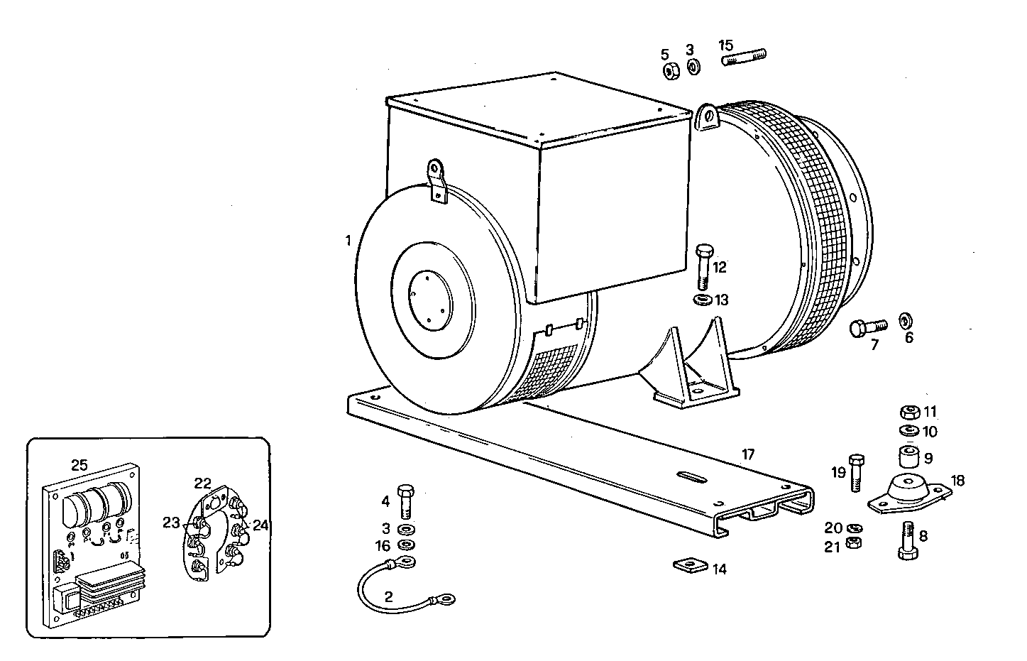 400-450KVA 50-60HZ - GE8281SRi26.01A955 GE8281SRi26 parts diagram