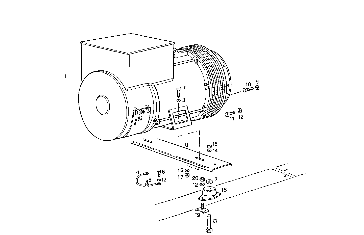 30-35KVA 50-60Hz - GE8031i06.05A905 GE8031i06 parts diagram
