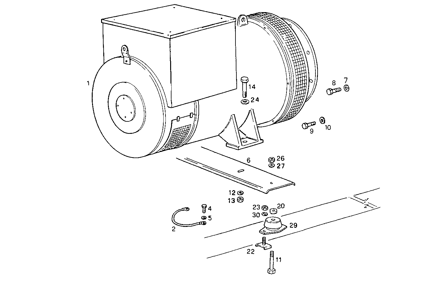 80-95KVA 50-60Hz - GE7450Si16.05A905 GE7450Si16 parts diagram