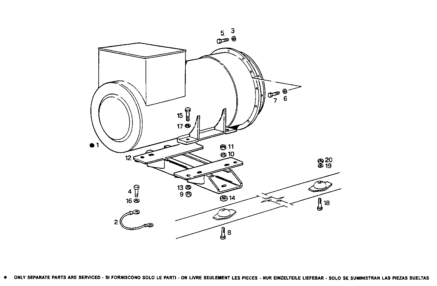 150KVA 50HZ - GE8361SRi25.00A70E GE8361SRi25 parts diagram
