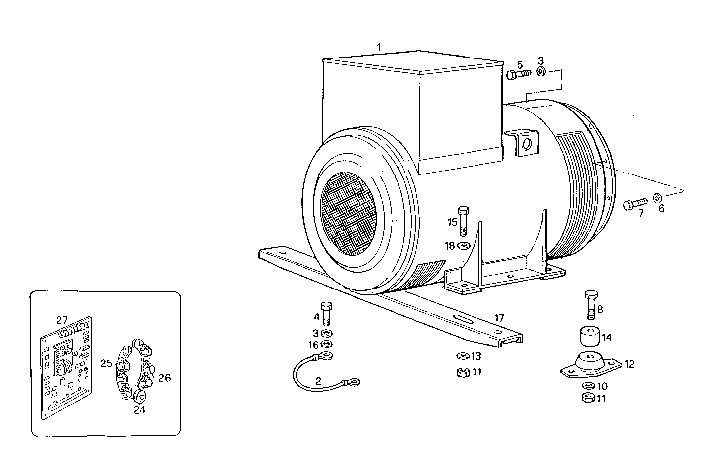 360KVA 60HZ - GE8210SRi27.00A955 GE8210SRi27 parts diagram