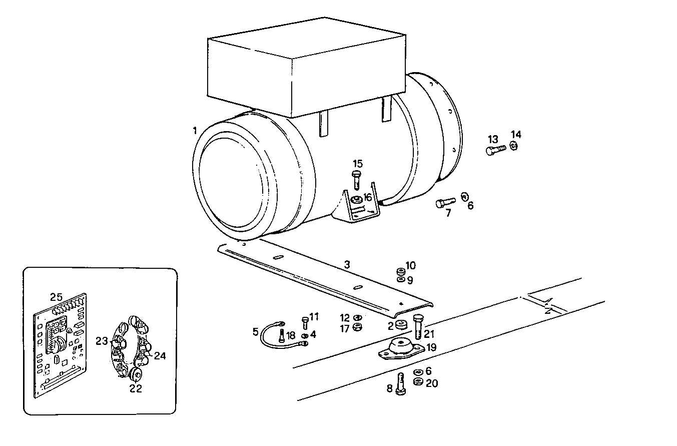 80-95KVA 50-60Hz - GE7450Si16.05A905 GE7450Si16 parts diagram