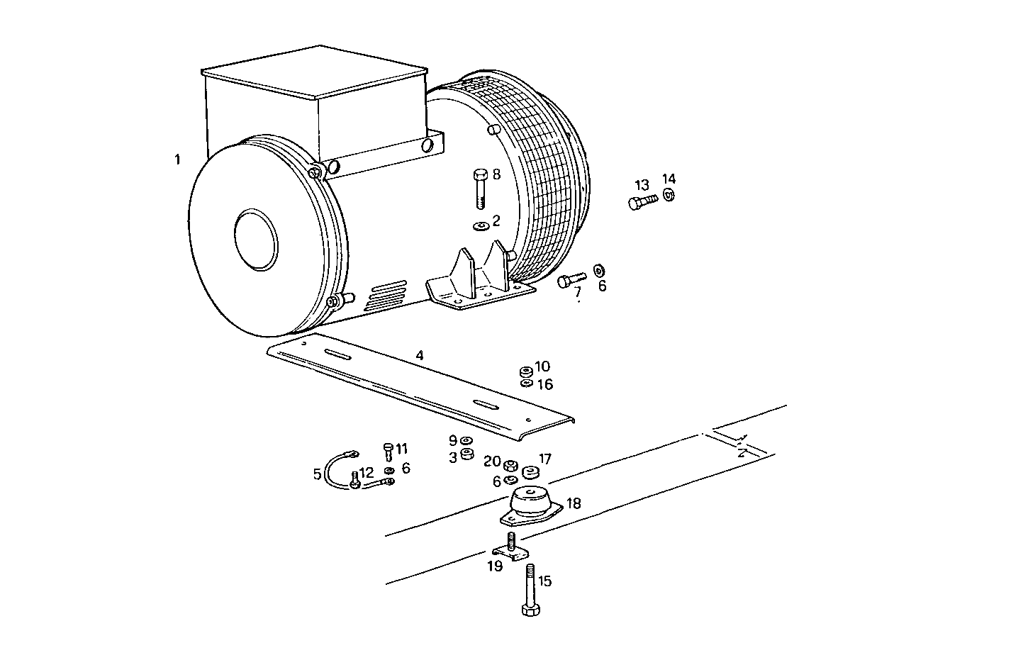 30-35KVA 50-60Hz - GE8031i06.05A905 GE8031i06 parts diagram