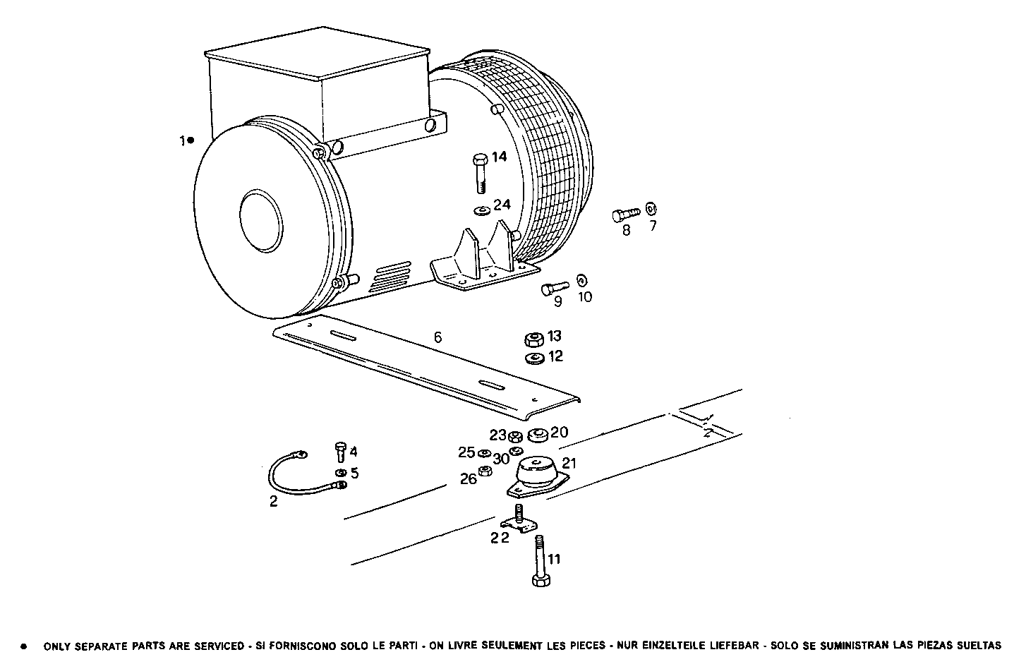 60-70KVA 50-60HZ - GE8061i06.05A905 GE8061i06 parts diagram