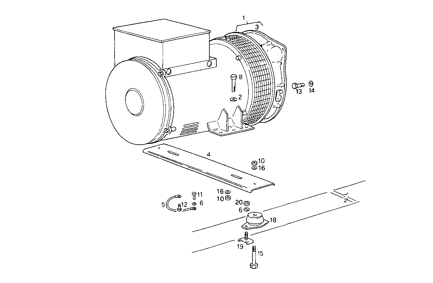 30-35KVA 50-60Hz - GE8031i06.05A905 GE8031i06 parts diagram