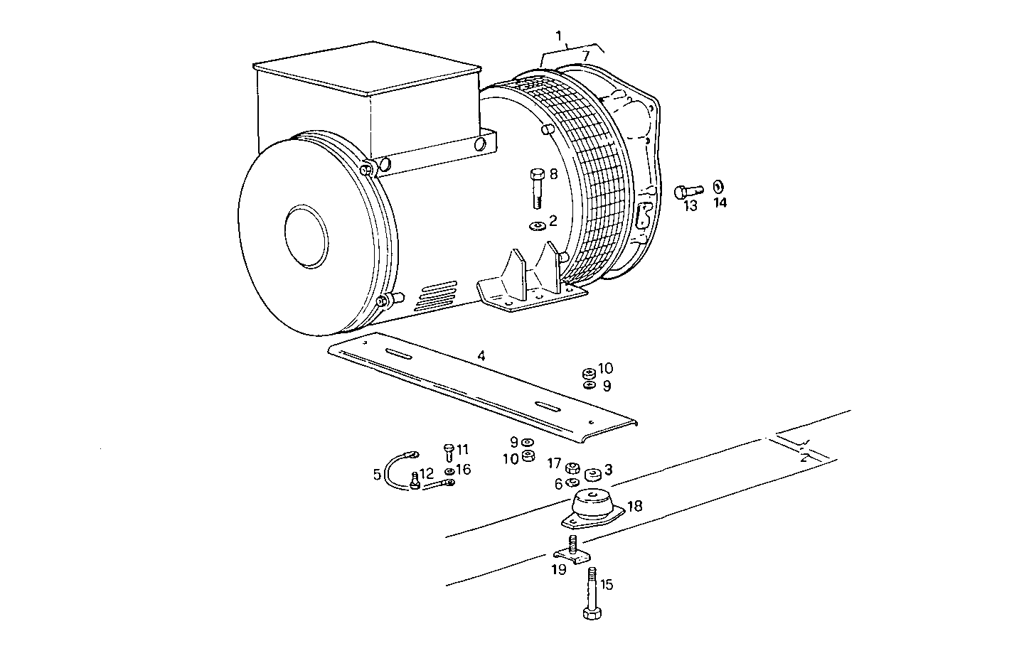 40-47KVA 50-60Hz - GE8041i06.55A905 GE8041i06 parts diagram