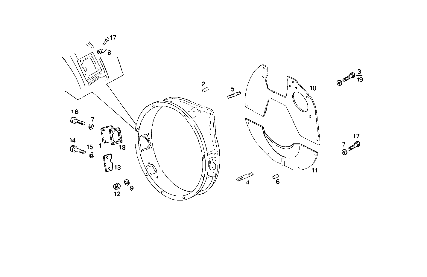 SINGLE BEARING ELECTRIC MACHINE - 8031i06.05 8031i06 parts diagram