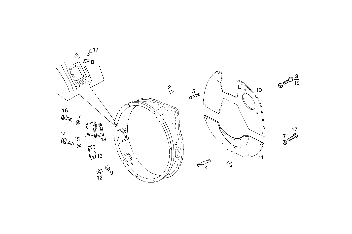 ELECTRIC MACHINE (COMPONENTS) - GE8061Si07.05R970 GE8061Si07 parts diagram