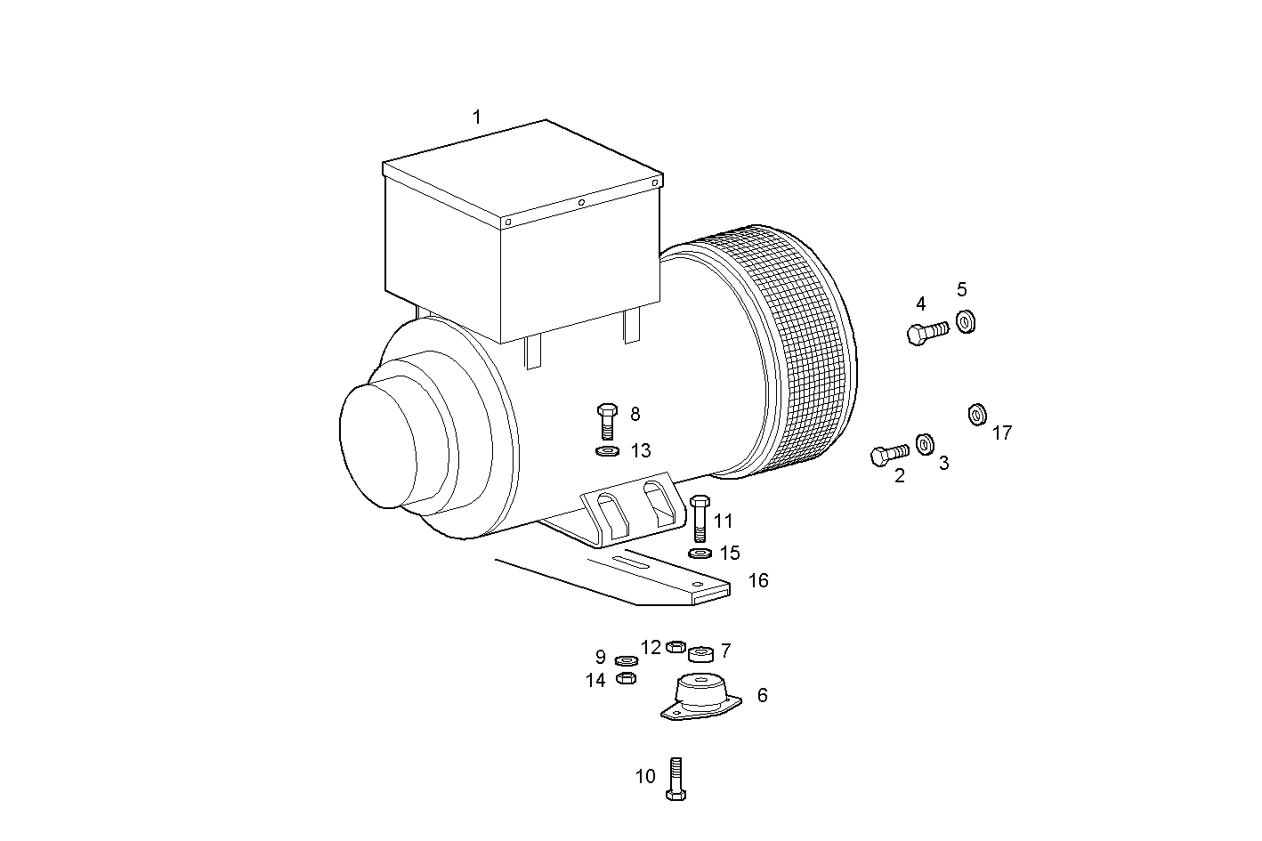 ELECTRIC MACHINE - GECURSOR400E.R990 CURSOR 13 parts diagram