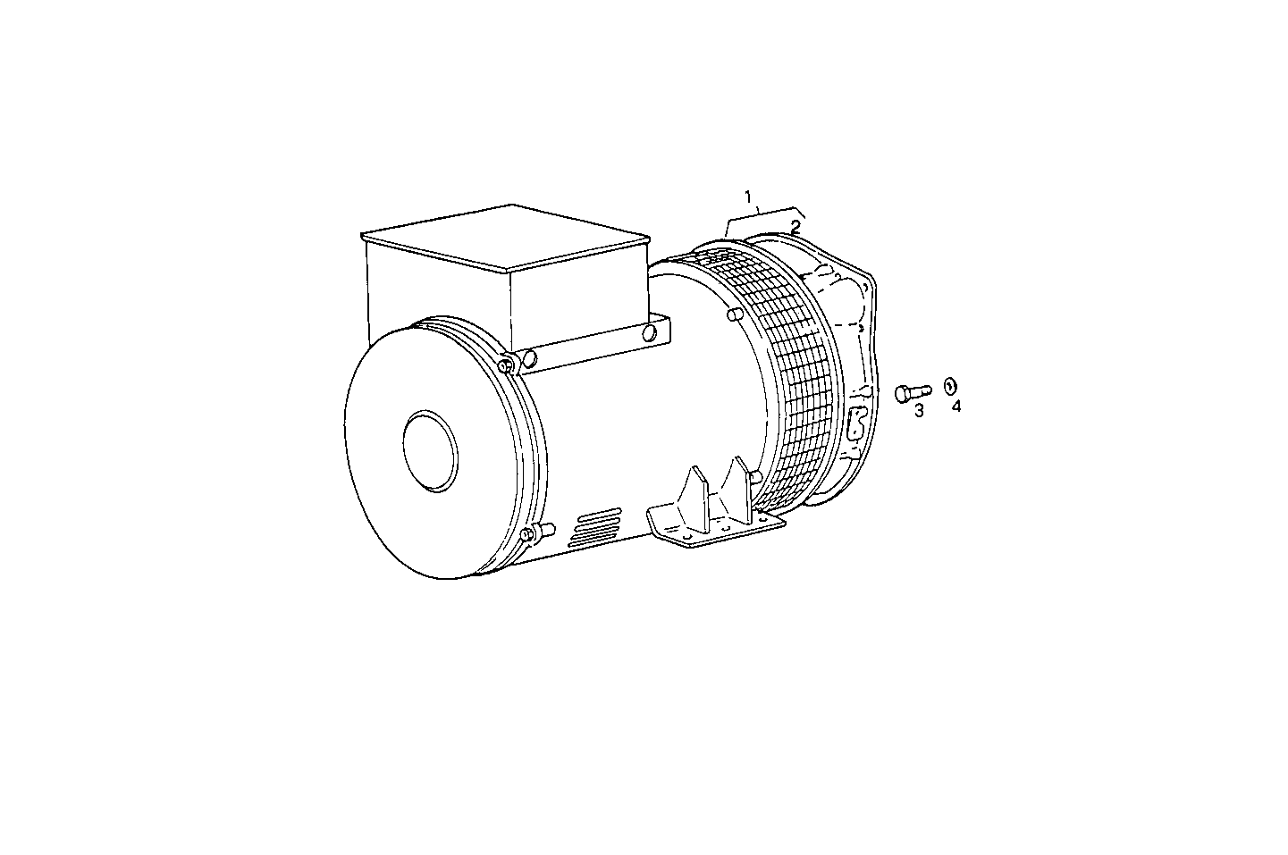 DOUBLE BEARING ELECTRIC MACHINE - 8031i06.05 8031i06 parts diagram