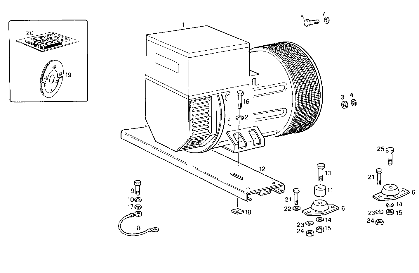 165-180KVA 50-60HZ - GE8210SRG75.10A70M GE8210SRG75 parts diagram