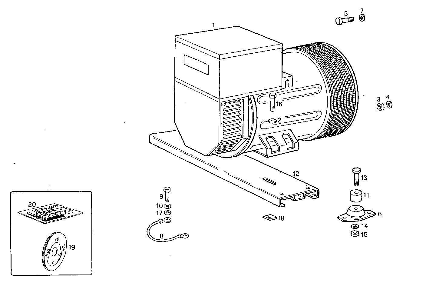 250-265KVA 50-60HZ - GE8210SRi25.01A955 GE8210SRI25 parts diagram
