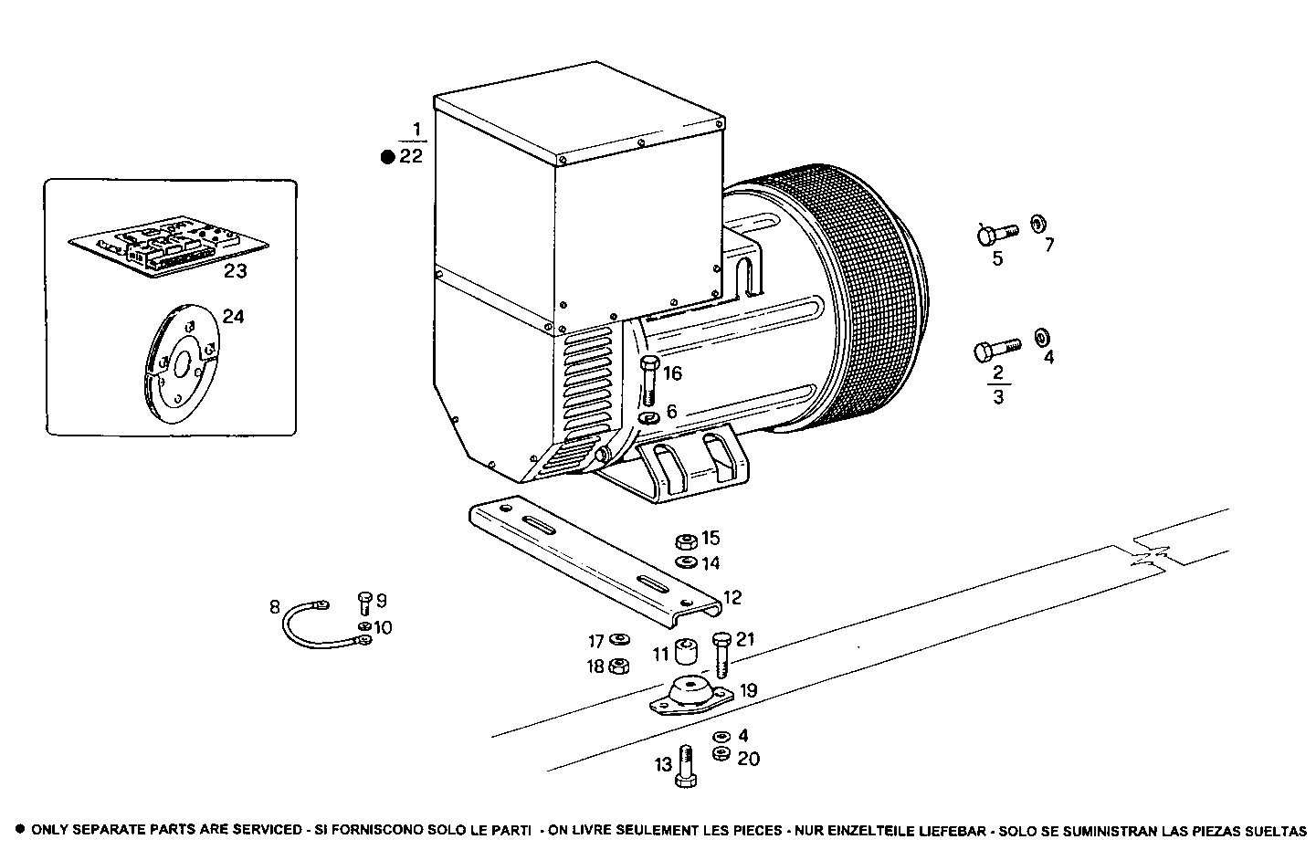 50-56KVA 50-60Hz - GE7450i15.05A905 GE7450i15 parts diagram
