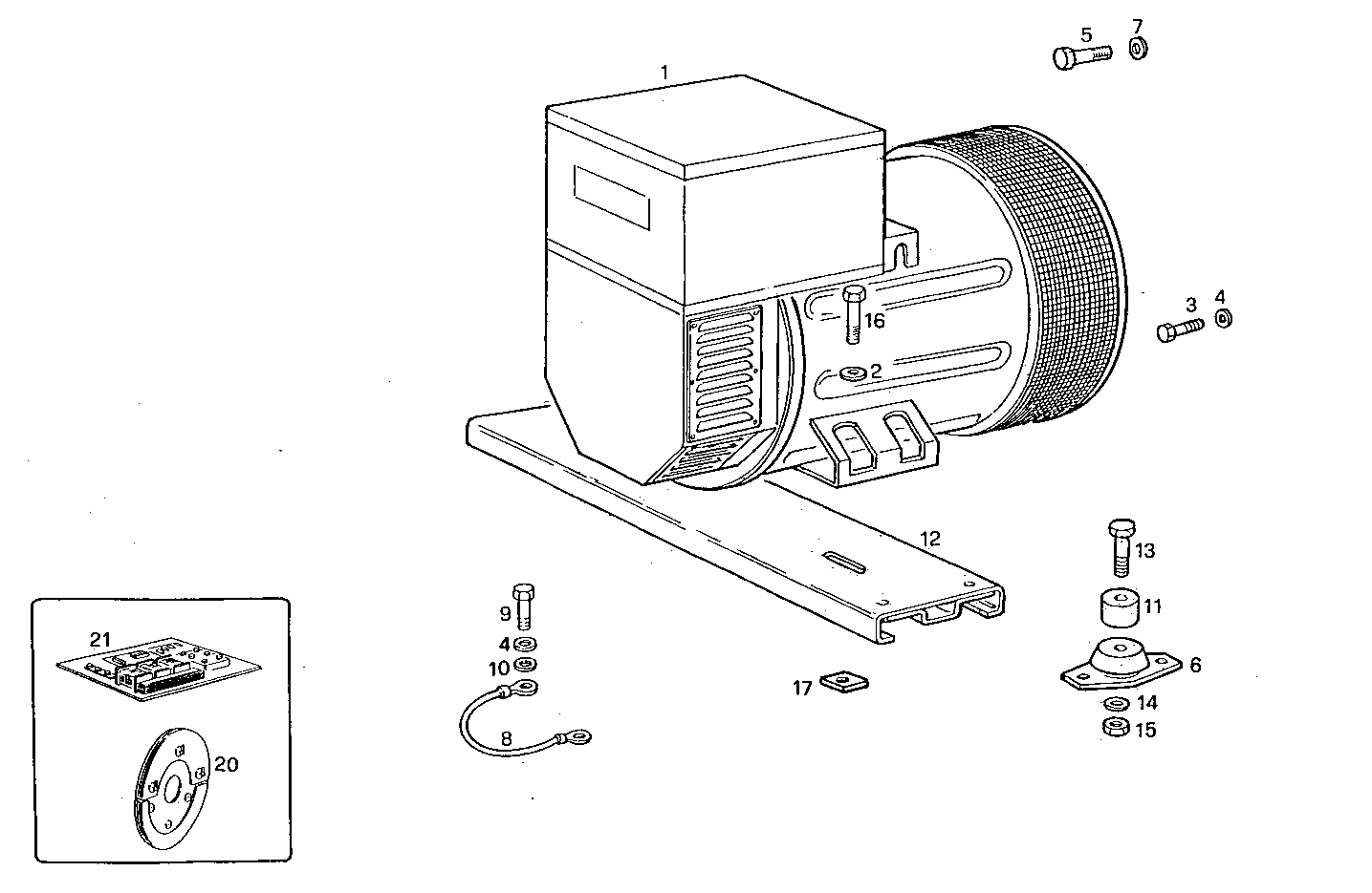 390KVA 60HZ - GE8210SRi28.00A955 GE8210SRi28 parts diagram