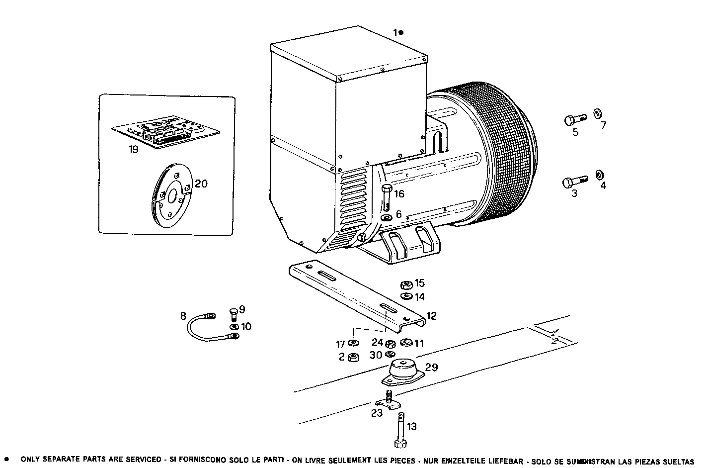 150-170KVA 50-60HZ - GE8061SRi27.05A955 GE8061SRi27 parts diagram