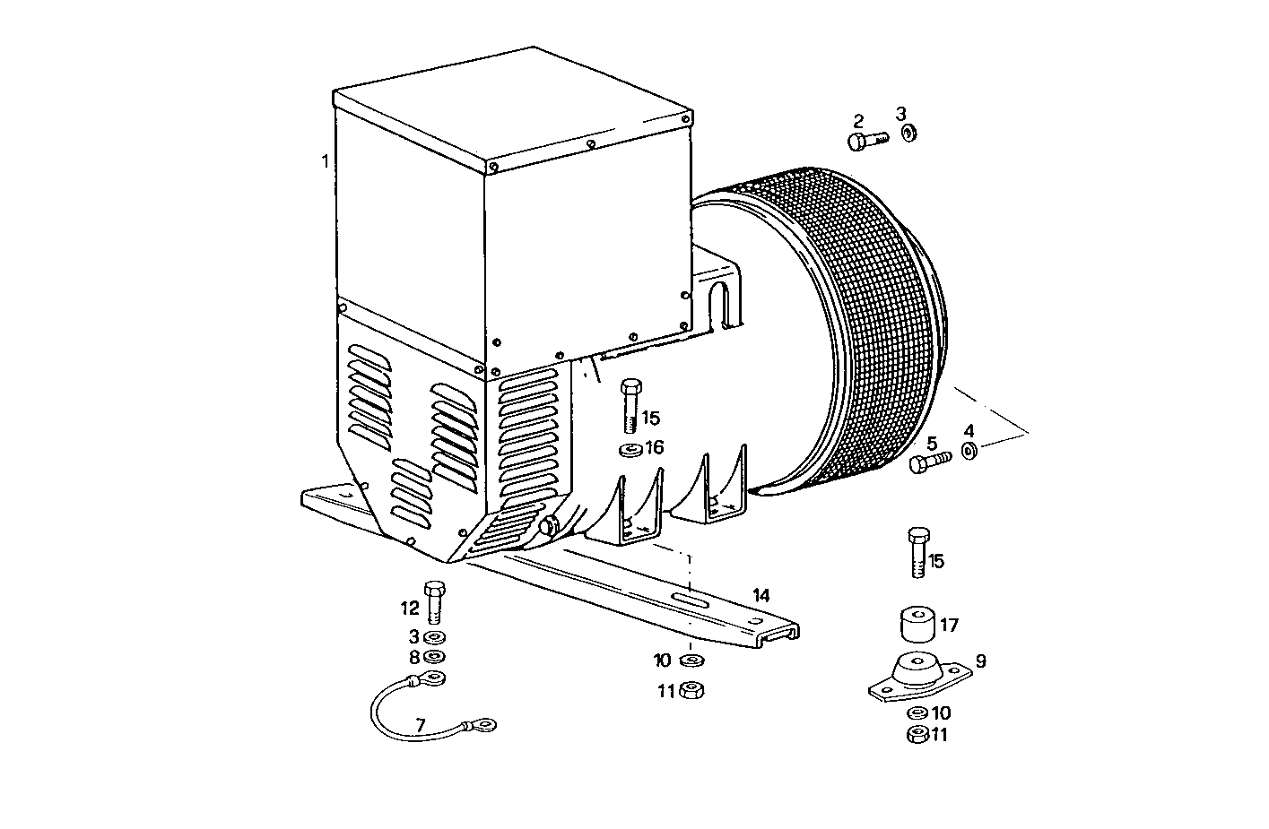 380-390KVA 50-60HZ - GE8210SRi28.00A955 GE8210SRi28 parts diagram