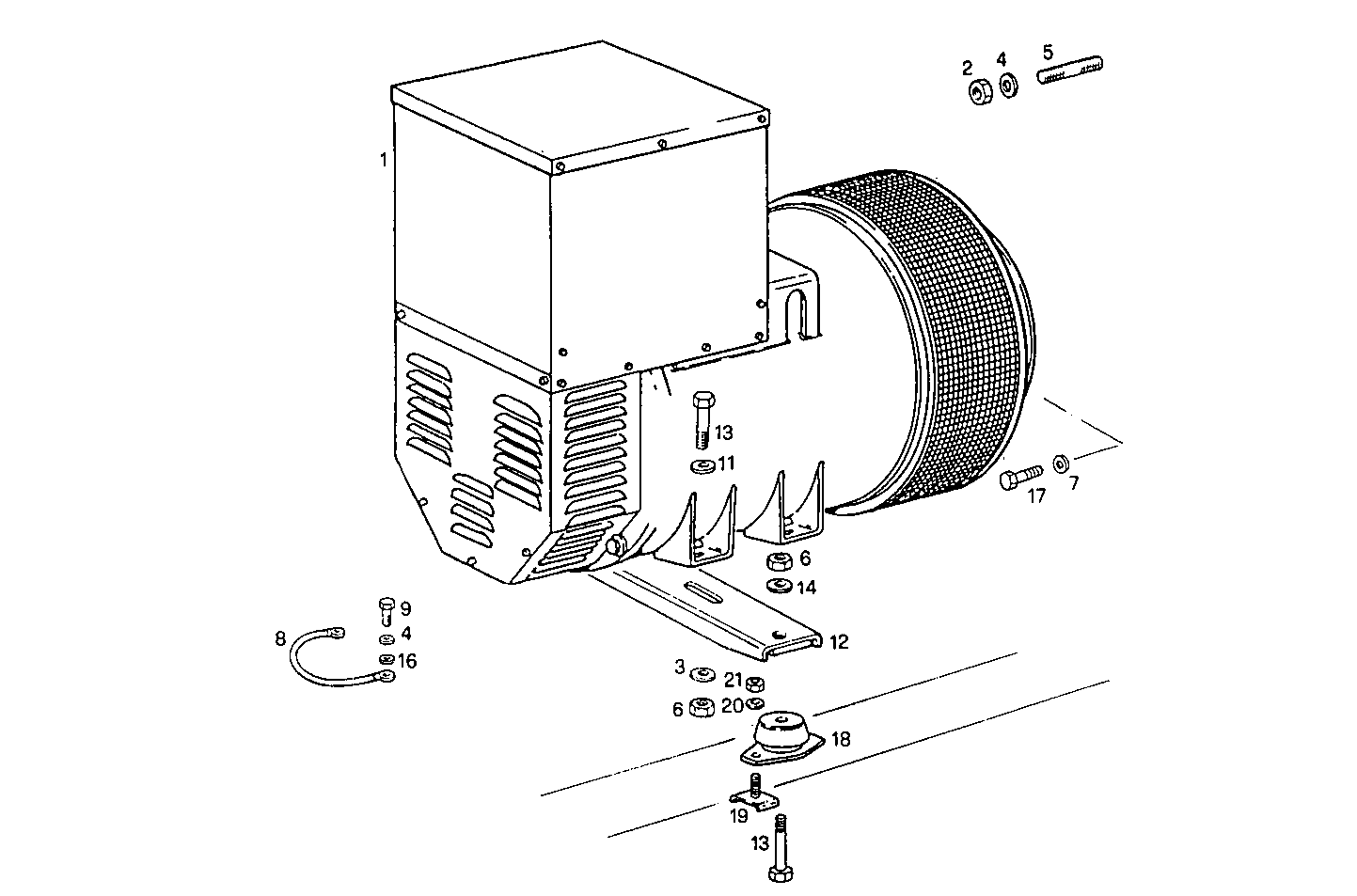 400-450KVA 50-60HZ - GE8281SRi26.02A955 GE8281SRi26 parts diagram