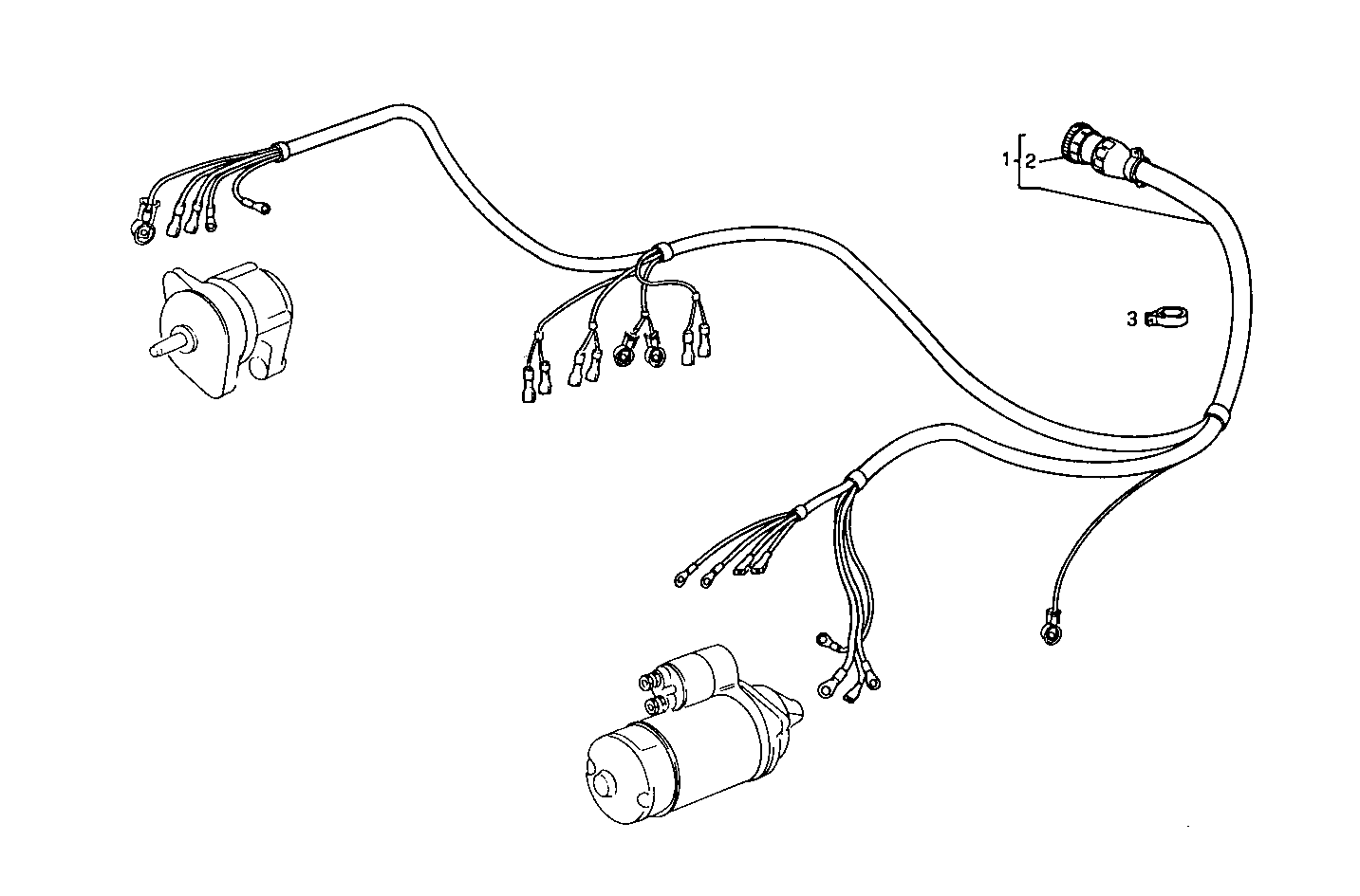 ELECTRIC WIRING - 8041M09.40 8041M09 parts diagram