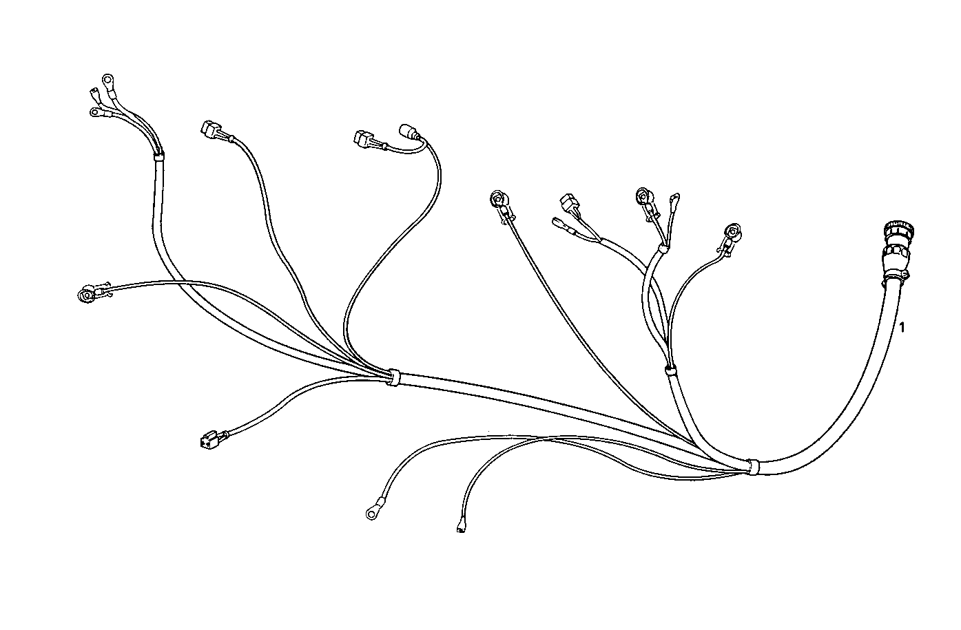 ELECTRIC WIRING - 8061Si40.00 8061Si40 parts diagram