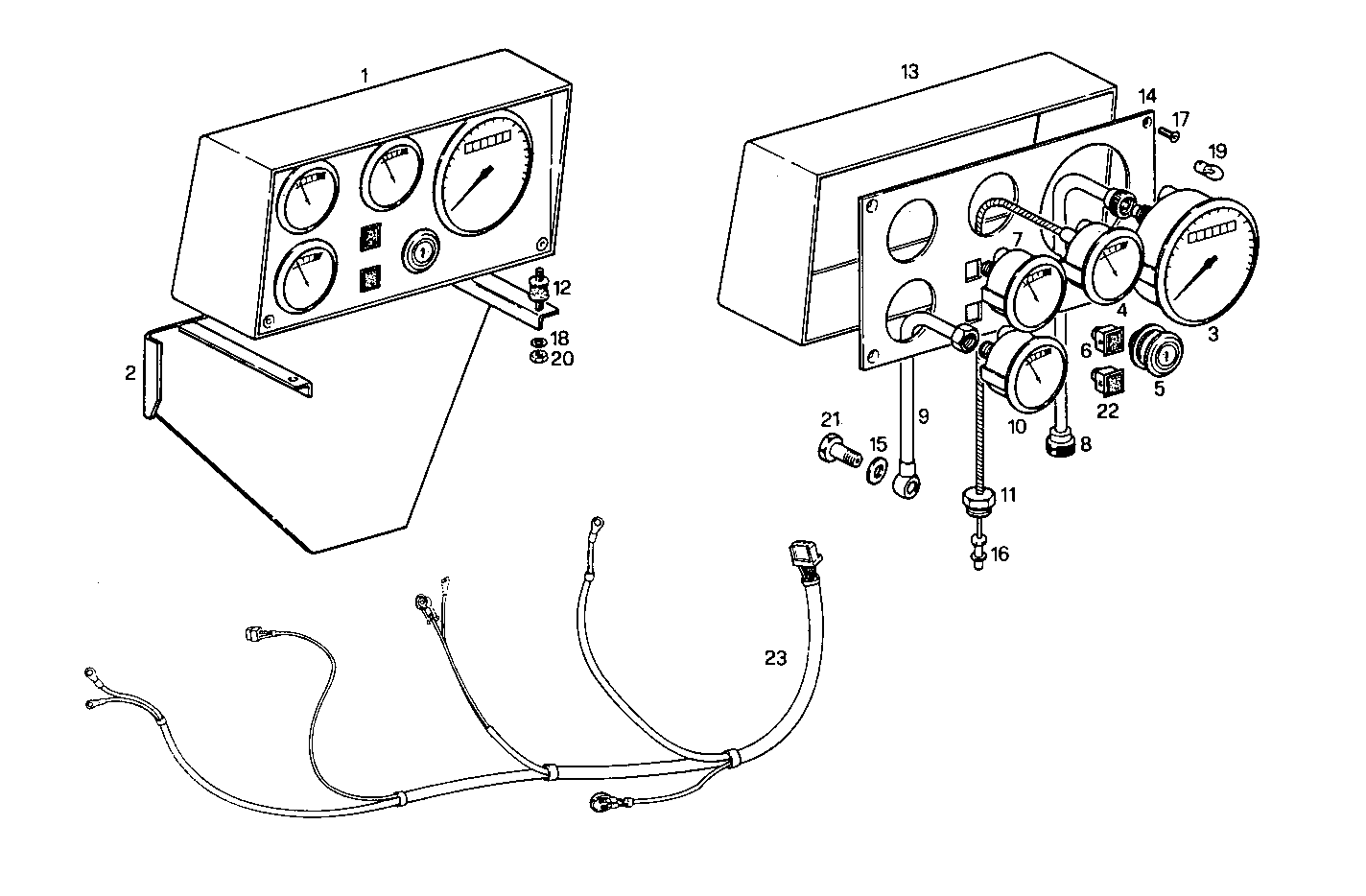 MECHANICAL INSTRUMENTS PANEL - PU8210I03.00A102 PU8210I03 parts diagram