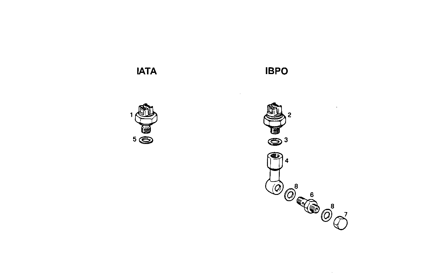 SENDER UNITS HWT/LOP TWO POLES SYSTEM - 8061M12.01 8061M12 parts diagram