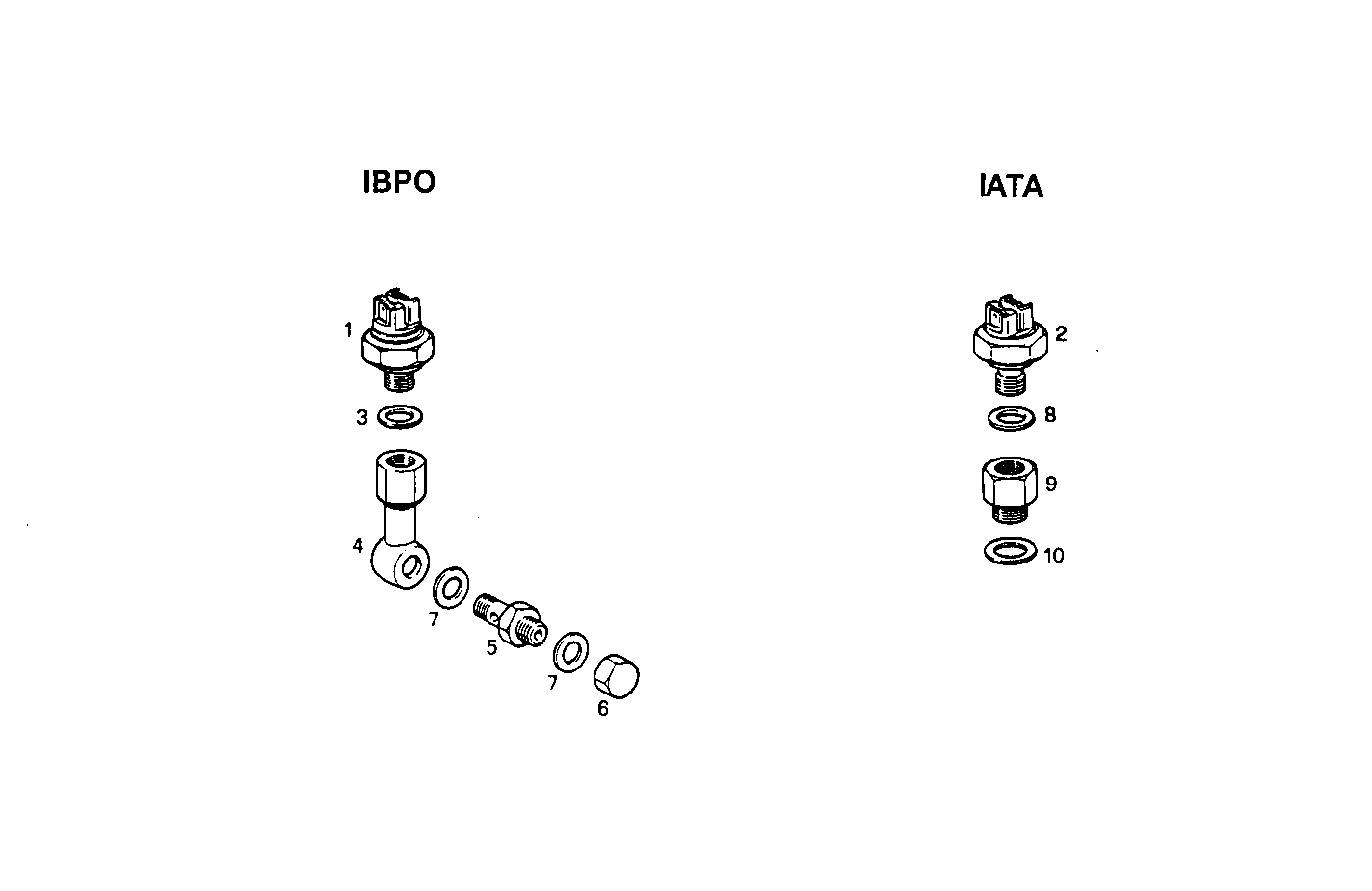 SENDER UNITS HWT/LOP TWO POLES SYSTEM - 8041M09.40 8041M09 parts diagram