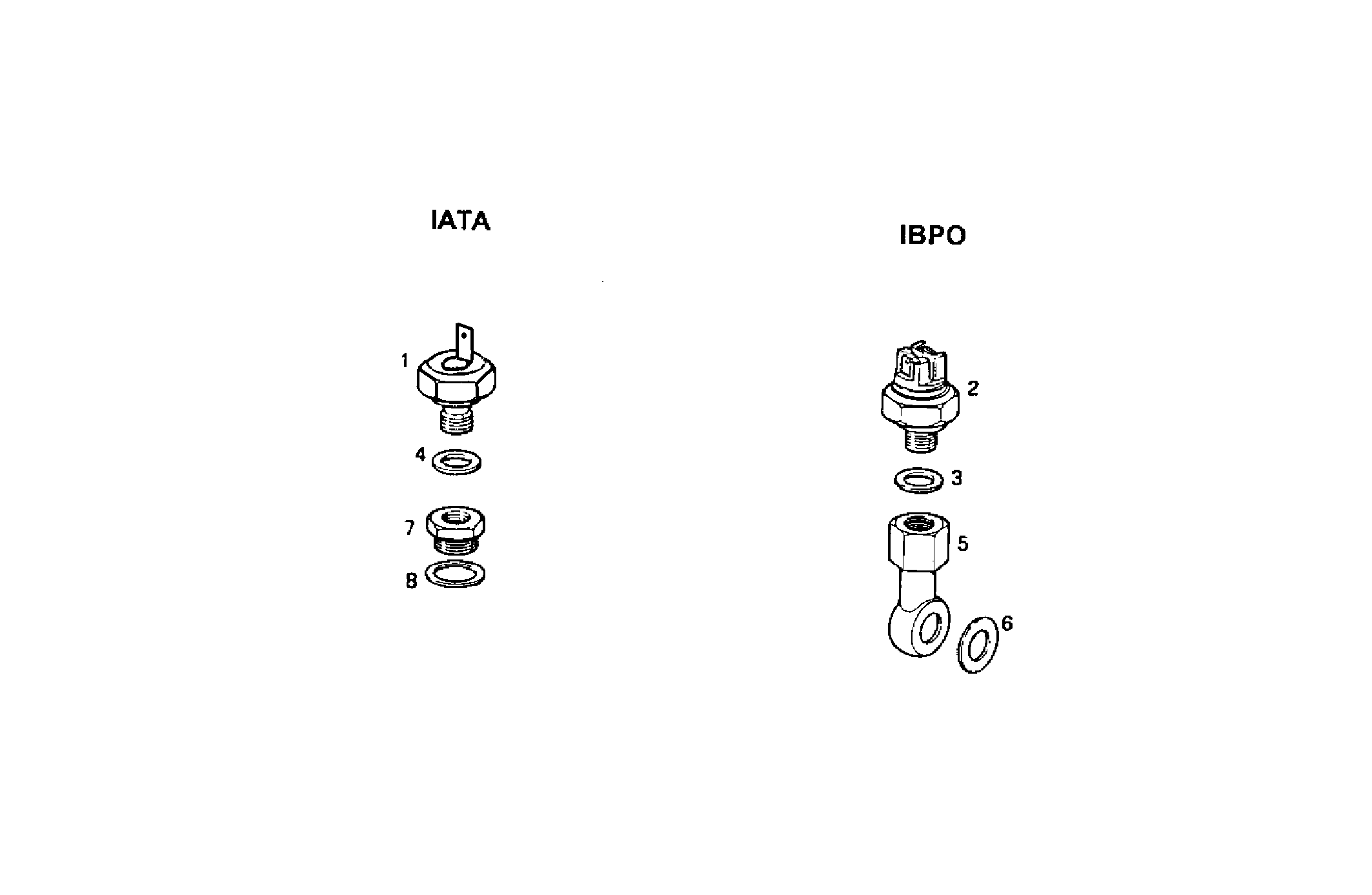 SENDER UNITS HWT/LOP TWO POLES SYSTEM - 8361SRi25.00A550 8361SRi25 parts diagram