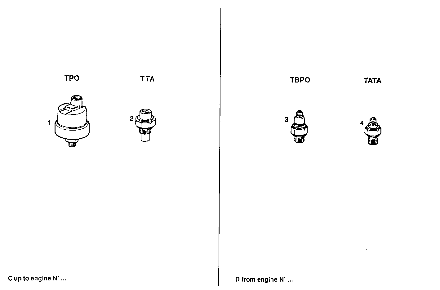 SENDER UNITS HWT/LOP-12/24V - GS8061i25.05 GS8061i25 parts diagram