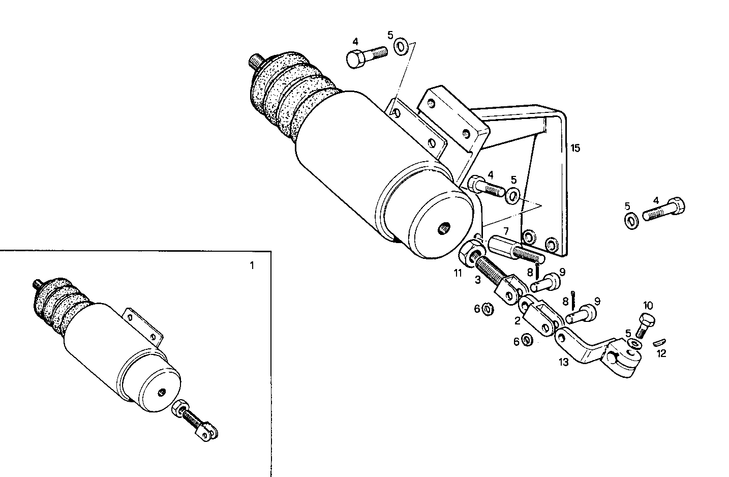 STOP SOLENOID - ENERGIZE TO STOP - 12V - 8061Si25.00 8061Si25 parts diagram