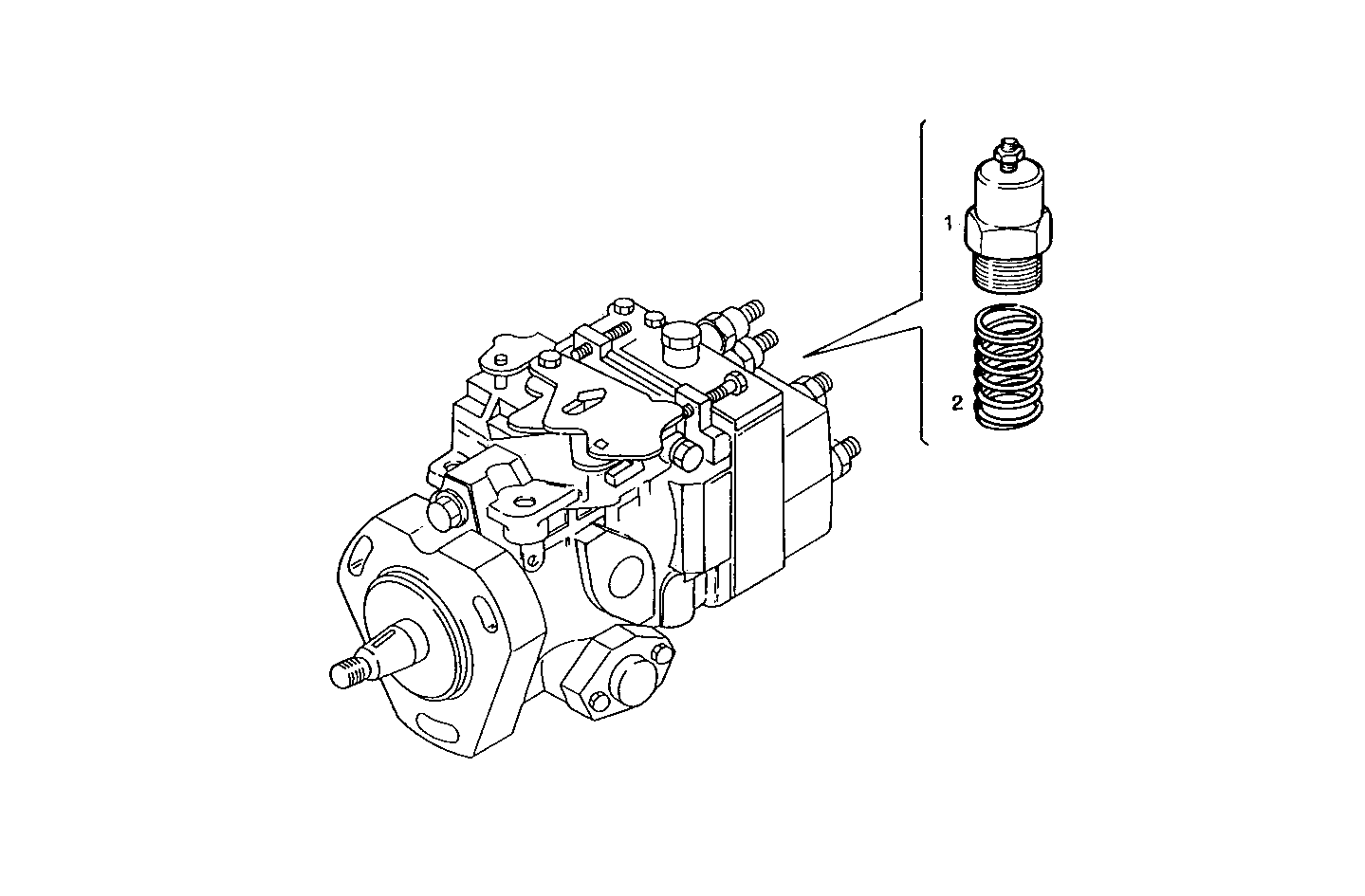 STOP SOLENOID - ENERGIZE TO STOP - 24V - 8065M12.21 8065M12 parts diagram
