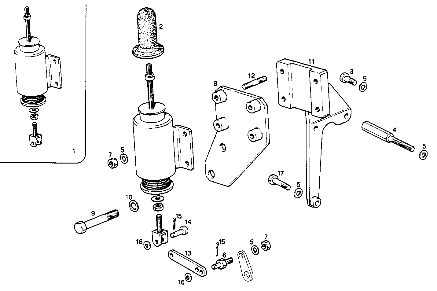 STOP SOLENOID - ENERGIZE TO RUN - 24V - 8061Si15.05 8061Si15 parts diagram