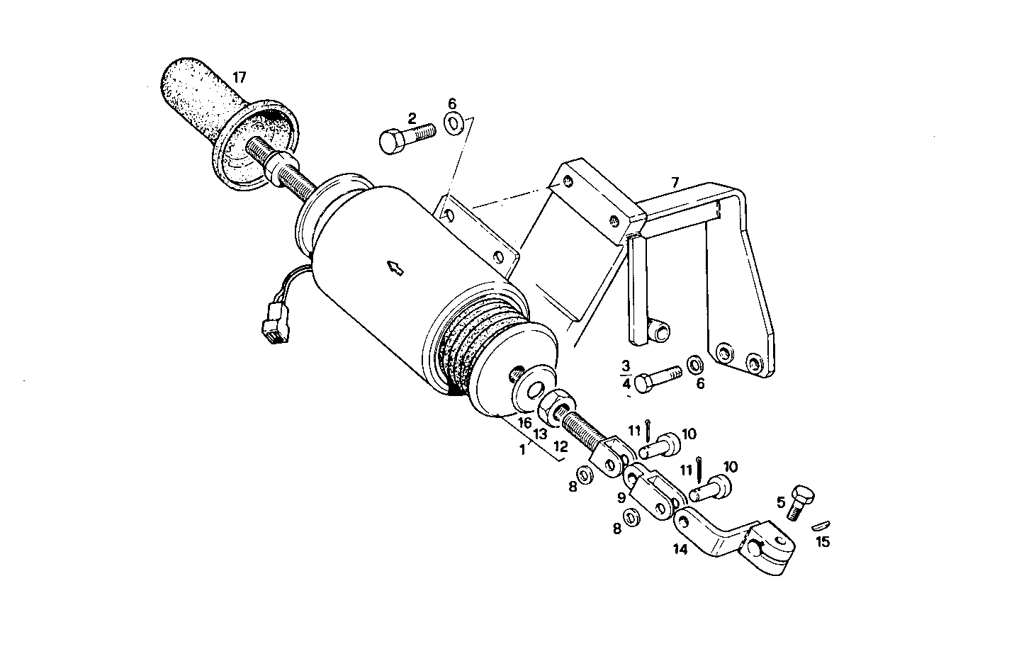 STOP SOLENOID - ENERGIZE TO RUN - 24V - 8280SRC21.00 8280SRC21 parts diagram