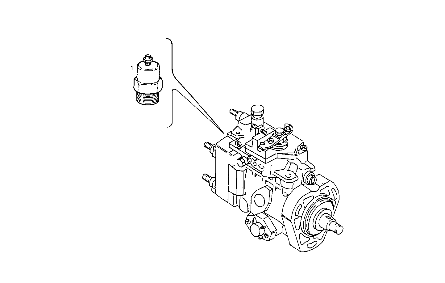 STOP SOLENOID - ENERGIZE TO RUN - 12V - 8040SRC21.10A001 8040SRC21 parts diagram