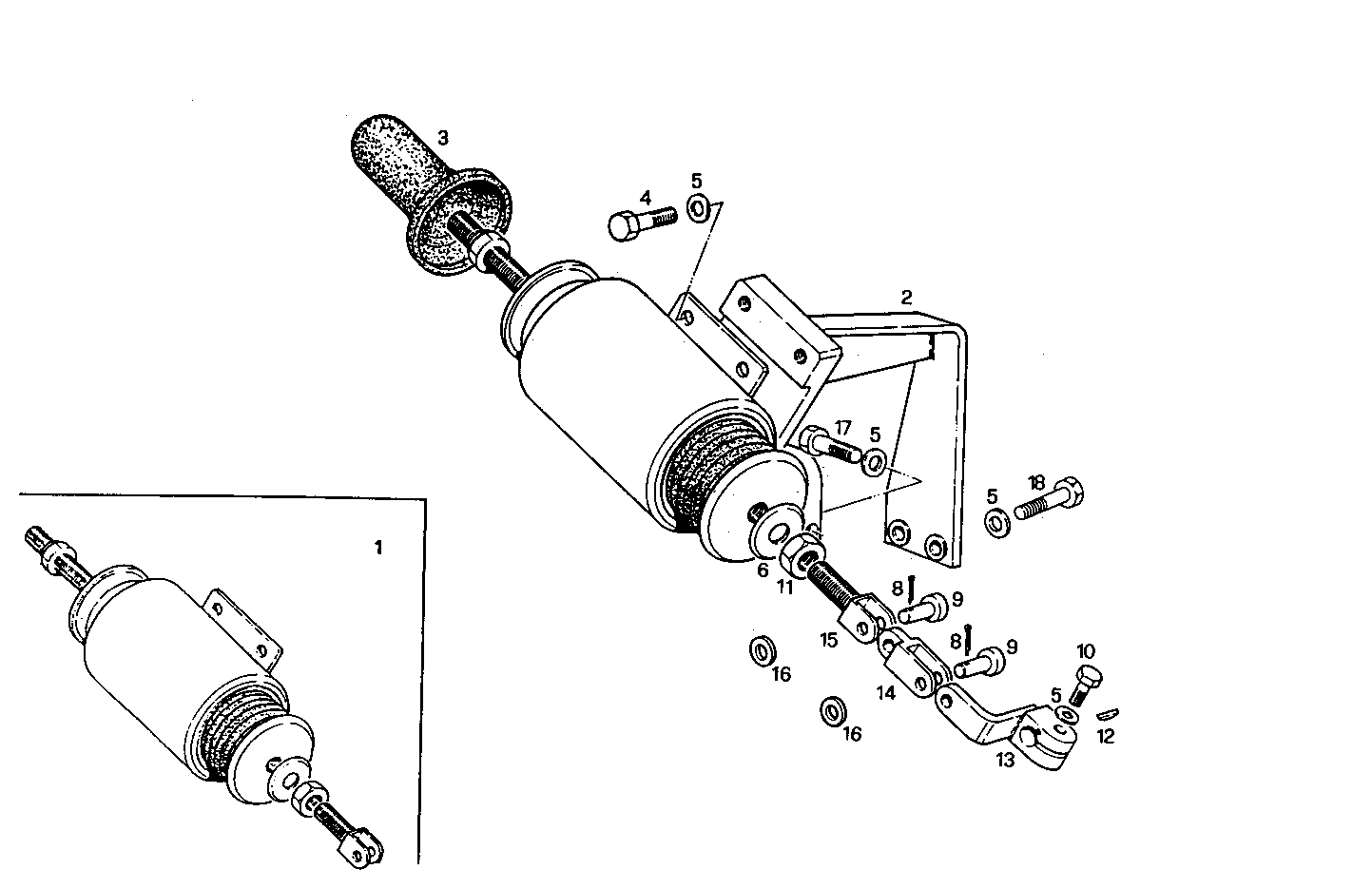 STOP SOLENOID - ENERGIZE TO RUN - 24V - 8361SRi12.00 8361SRI12 parts diagram