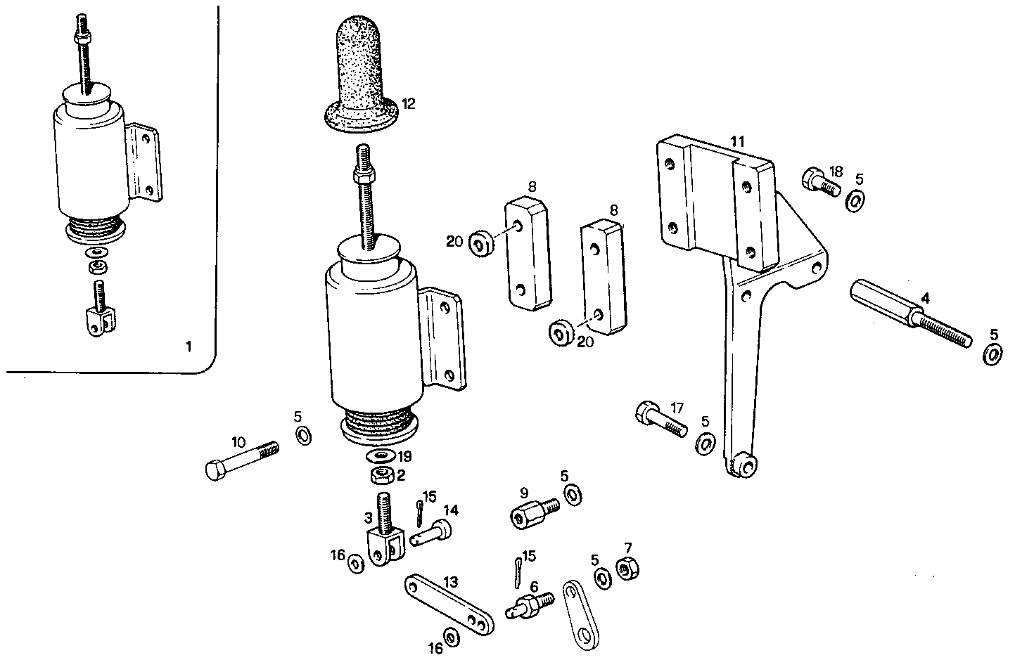STOP SOLENOID - ENERGIZE TO RUN - 24V - 8061SRi40.00 8061SRi40 parts diagram