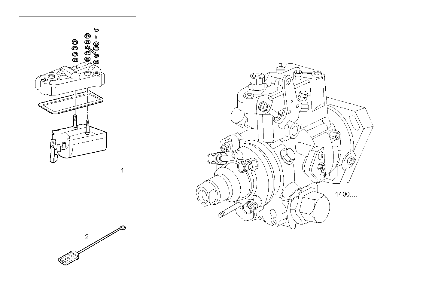 STOP SOLENOID - ENERGIZE TO RUN - 24V - N67MNTF41.00 NEF 6 mechanic. parts diagram