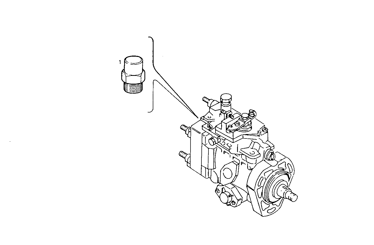 ENGINE WITHOUT STOP SOLENOID - 8041C05.05 8041C05 parts diagram