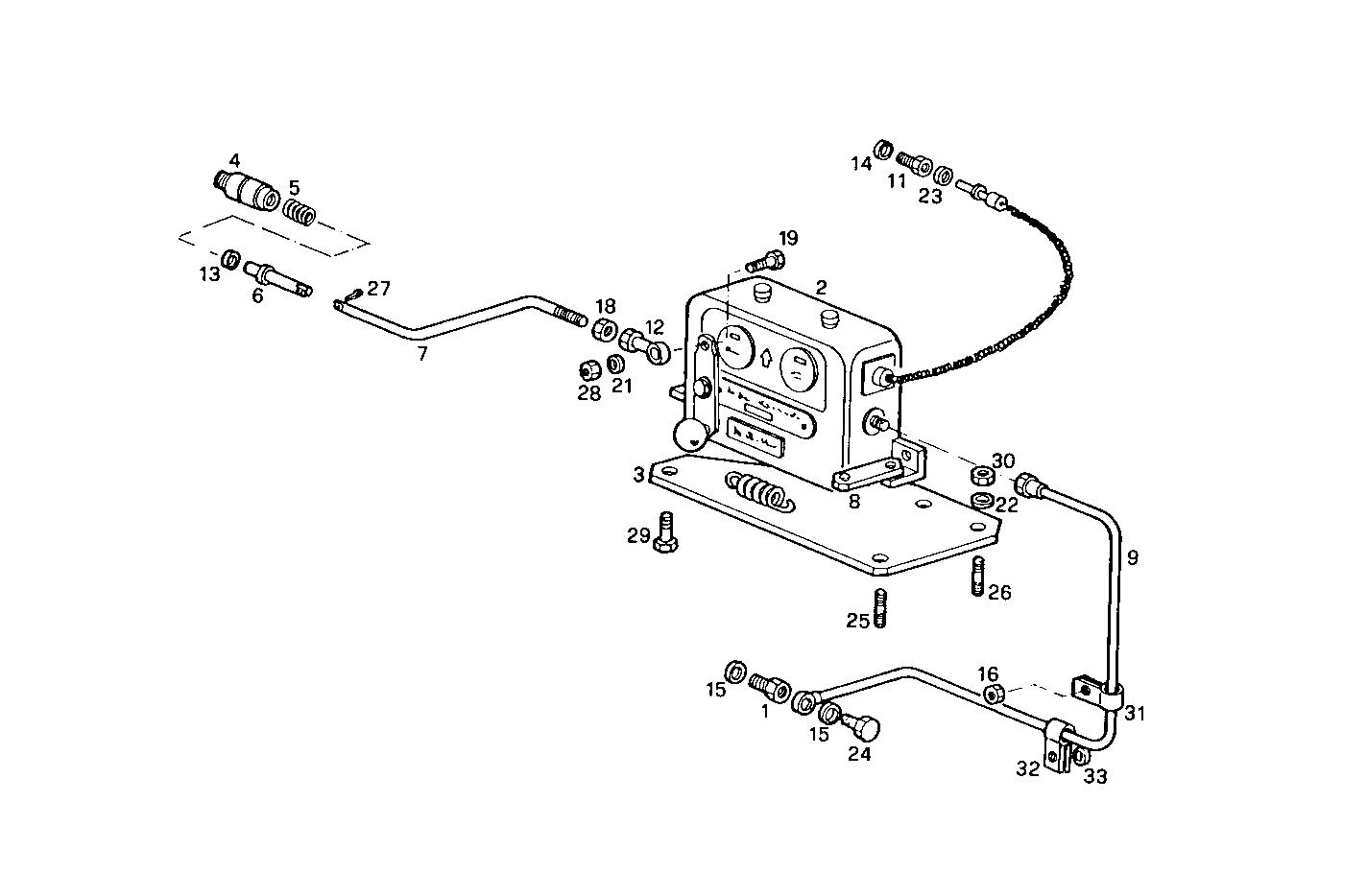 MECHANICAL STOP SOLENOID - PU8210i03.00A103 PU8210I03 parts diagram